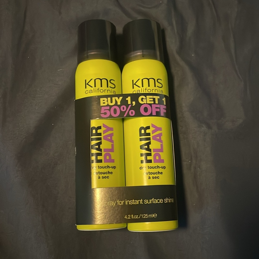 4- 4.2oz bottles of KMS California Hair Play